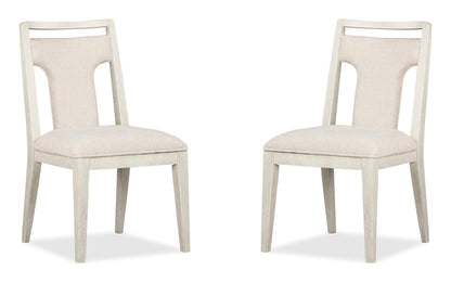 Lorelei - Upholstered Side Chair (Set of 2) - Misty Cloud