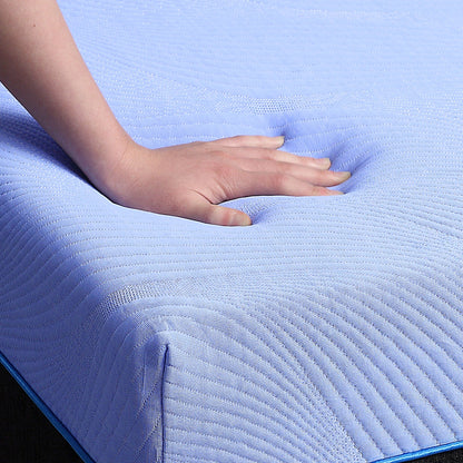 Refresh - 12" Flex Head Latex Foam Hybrid Mattress And Adjustable Base Bundle - Blue - King