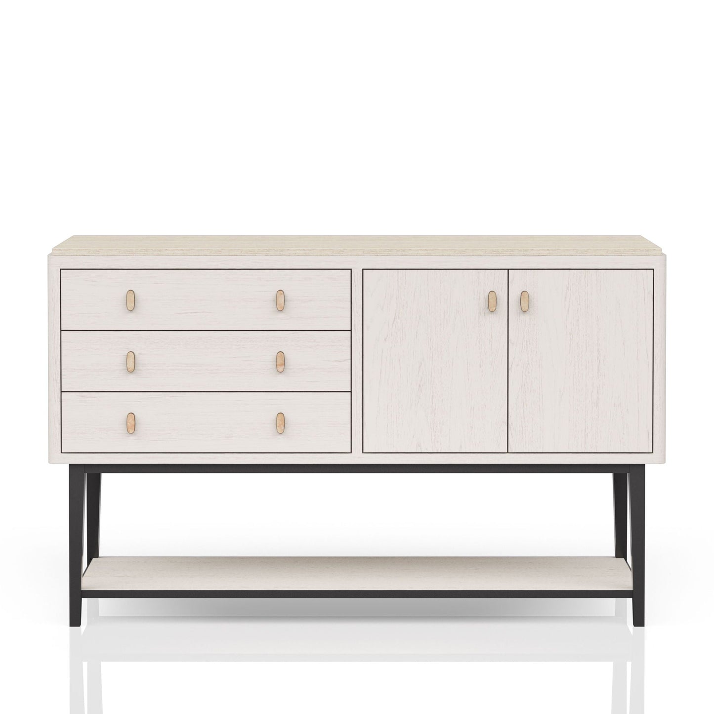 Server With Base - White