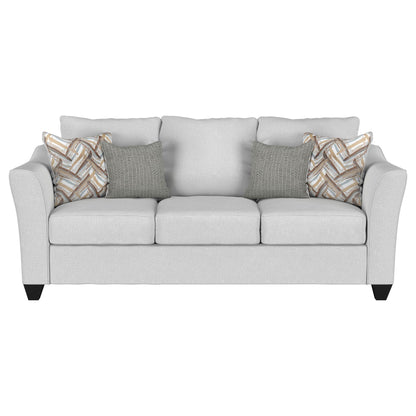 Salizar 3-piece Upholstered Flared Arm Sofa Set Sand