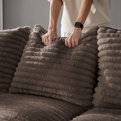4 Seat Sofa, Deep Seat Couches With Soft Pillows