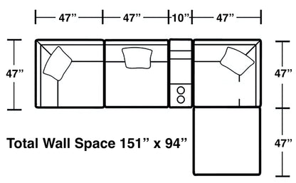 Posh - Modular Sectional And Ottoman