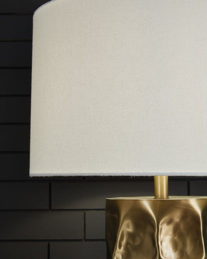 Marshawn - Metal Table Lamp - Gold Finish