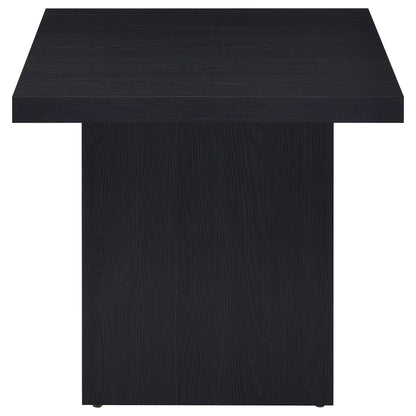 Devar 3-piece Square Cocktail Coffee End Table Set Black