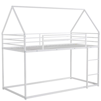 House Bunk Bed With Built In Ladder