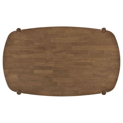 Dortch Oval 63-inch Solid Wood Dining Table Walnut