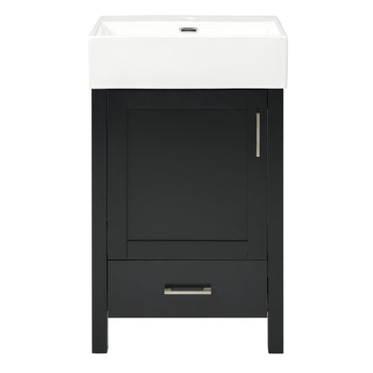 Bathroom Vanity With Sink, Frame And Drawer
