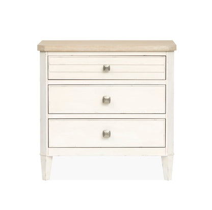 Echo Isles - Drawer Nightstand - Sea Pearl And Driftwood