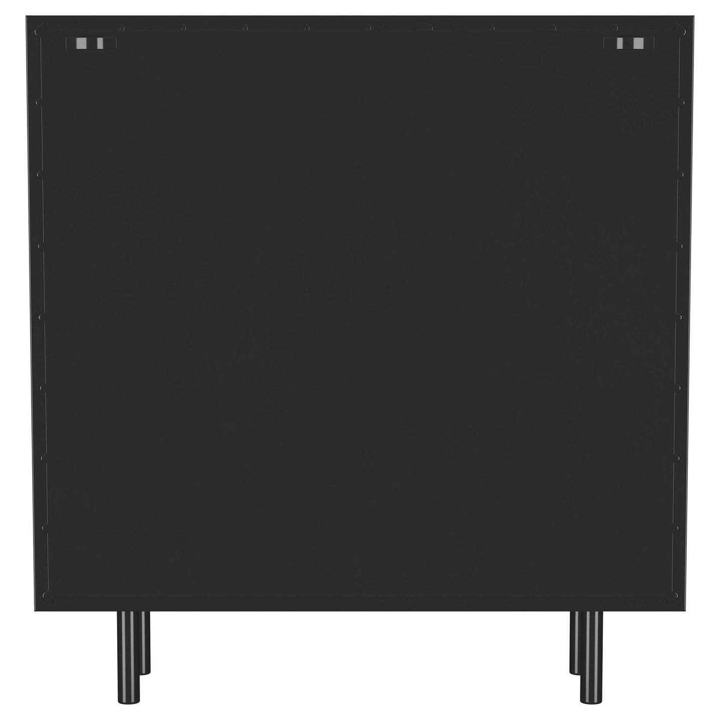 Dalia 2-door Accent Storage Cabinet with Shelving Black