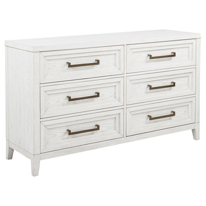 Marielle 5-piece Queen Bedroom Set Distressed White