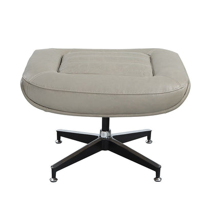 Piran - Ottoman - Twilight Top Grain Leather