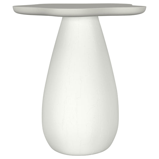 Perth 20-inch Side Table with Cloud-Shaped Top Off White