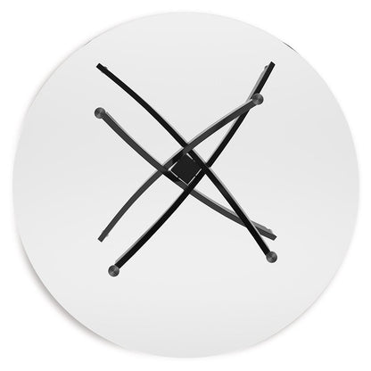 Pharwynn - Round Dining Room Table - Black