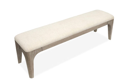 Braelyn - Long Bench - Dorian Gray