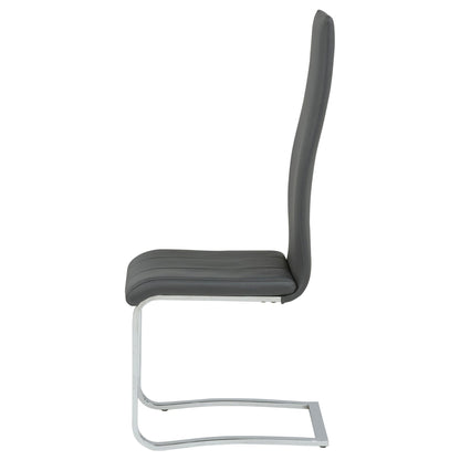 Montclair Upholstered Dining Side Chair Grey (Set of 4)
