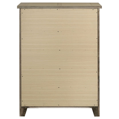 Hazlewood 5-drawer Bedroom Chest of Drawers Vineyard Oak
