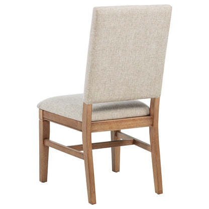 Middleton 6-piece Extension Leaf Dining Set Brown and Beige