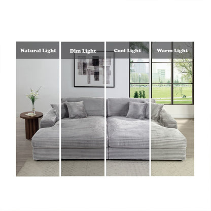 Hilde - Sectional Sofa With 4 Pillows