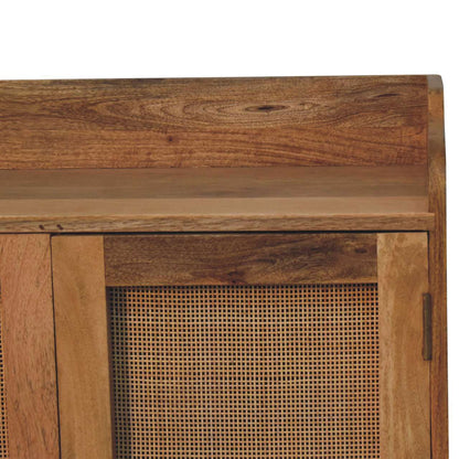 Larissa - T Bar Raised Cabinet - Brown