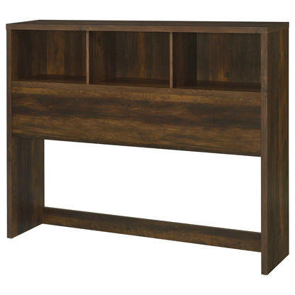 Westpark 49-inch Queen Bookcase Headboard Dark Pine