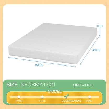 Forsythia - 8" Queen Green Tea Gel Memory Foam
