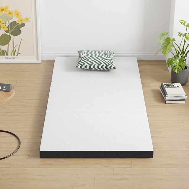 Hollyhock - 4" Twin Tri-Fold Memory Foam Topper