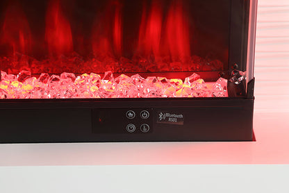 Peseux - 71" TV Stand w/ Electric Fire Place