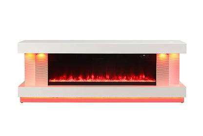 Peseux - 71" TV Stand w/ Electric Fire Place