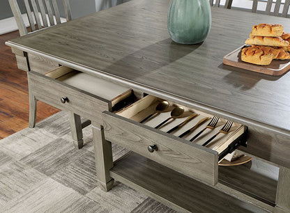 Anaya - 7 Pc Counter Ht Table Set
