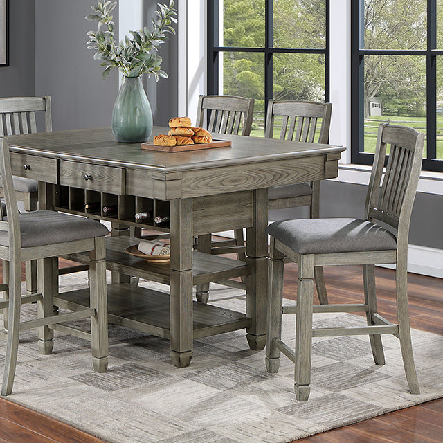 Anaya - 7 Pc Counter Ht Table Set