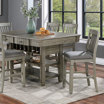 Anaya - 7 Pc Counter Ht Table Set