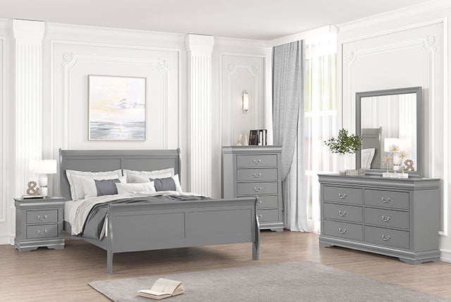Louis Philippe - 4 Pc Queen Bedroom Set