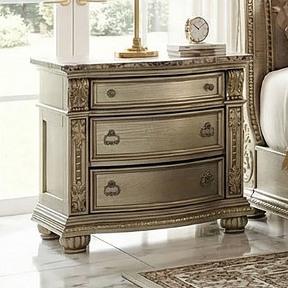 Fromberg - Nightstand w/ Marble Top