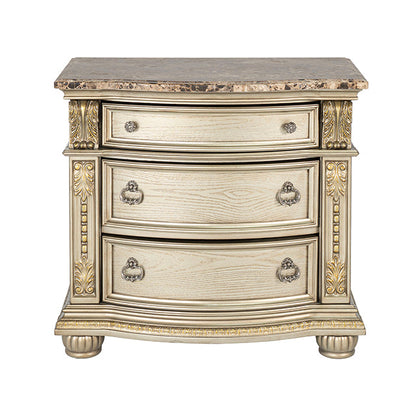 Fromberg - Nightstand w/ Marble Top