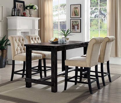 Sania - 5 Pc Counter Ht Table Set